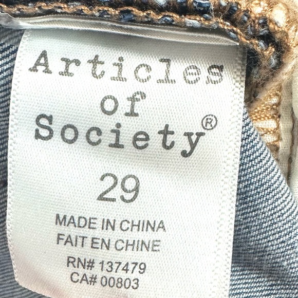 Articles of Society Jeans High Rise Cropped Flare Size 29 NWT - Picture 12 of 16